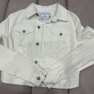 Vineyard Vines white denim jacket XS